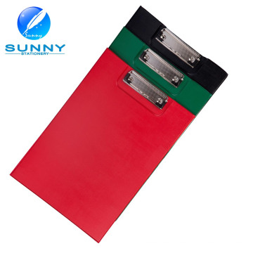 2015 alta qualidade A4 lado duplo PVC Folding Clipboard